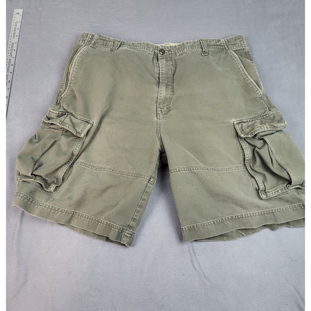Vintage Y2k OP Ocean Pacific Cargo Shorts Mens 38 Brown Hiking Camping‎ Gorpcore